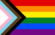LGBTQ+ rainbow flag Quasar Progress variant.svg