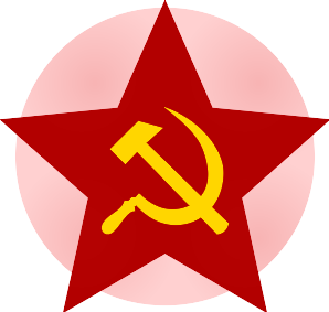 File:Hammer and Sickle Red Star with Glow.svg