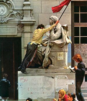 Red Flag on sculpture 1968.jpg
