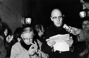 Sartre and Foucault 1968.jpg